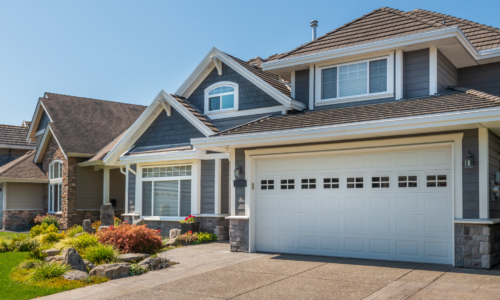 residential property with spray foam